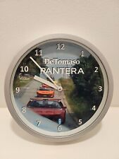 De Tomaso Pantera Wall Clock Red Orange picture