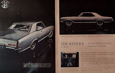 1962 Esquire Original Double Page Advertisement for GM BUICK RIVIERA picture