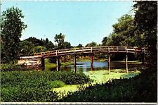North Bridge Mintue Man National Historical Park Concord MA Postcard VTG UNP picture