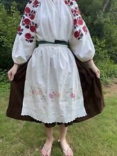 Ukrainian vintage Apron for Vyshyvanka Costume for skirt picture