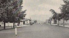 C.1920 Palmerton PA Delaware Avenue Street Signs Cones Peaceful Vintage Postcard picture