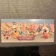 Walt Disney World Vintage 25th Anniversary Postcard Remember The Magic 9” Long picture