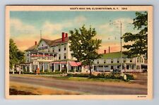 Elizabethtown NY-New York, Deer's Head Inn, Advertise, Vintage c1958 Postcard picture