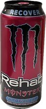 NEW REHAB MONSTER ENERGY WILD BERRY TEA DRINK RECOVER 1 FULL 16 FLOZ (473mL) CAN picture