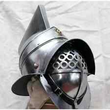 Medieval 18G SCA LARP Gladiator Helmet III Brass Reenactment Armor Helmet picture