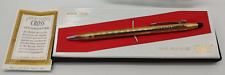 Cross  #6602 Pen 12K Gold Filled In Case - 1973 Dealer Congress Holiday Rambler picture