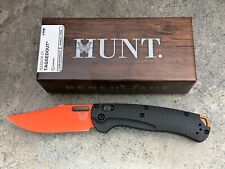 Benchmade HUNT Taggedout Folding Knife 15535OR-01 Orange Carbon Fiber Handle picture