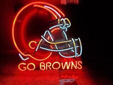 Cleveland Browns Helmet Go Browns Neon Light Sign 20