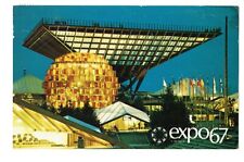 Expo 67 Canada's Pavilion evening postmarked Expo 67 1967 Le Pavillion du Canada picture