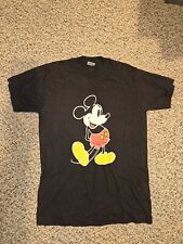 Vintage 80s Unworn Mickey Mouse Med. Single Stitch Tee Shirt,Medium,Black,Disney picture