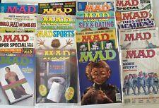 Lot 16 Vtg MAD Magazines 1980 1984 1993 Maze Poster picture
