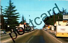 1959? BEAUMONT, CA, Hwy 99 street scene, Roller Rink, Max Mahan postcard jj232 picture
