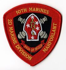 USMC 10th Marine Regiment, 2nd Marine Division (2/10) Camp Lejeune, NC Patch picture
