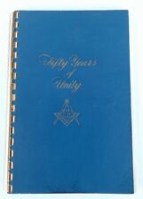Masonic Lodge 368 Freemason 50 Year History Book 1955 Glendale Calif Masons picture