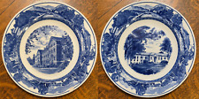 Wedgwood Middlebury College 10' Plates - set of 2, Library & Forest Hall  picture
