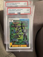 1991 Impel Marvel Universe #132 Series 2 Punisher’s Arsenal PSA 9 picture