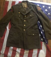 Ww2 Us Army 3rd Tank Destoyer Em Jacket Large Size 40 picture