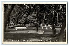 c1910's Playground City Park Stoenton Kansas KS RPPC Photo Antique Postcard picture