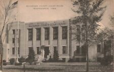 Independence IA Iowa, Buchanan County Court House Building, Vintage Postcard picture