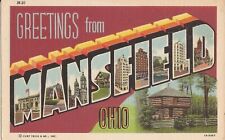LARGE LETTER - Mansfield, OHIO - 1941 picture