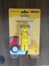 Medicom Bearbrick Pikachu Pokemon Be@rbrick 100% Figure Vinyl NEW SEALED MINT picture