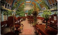 Milwaukee WI- Wisconsin, Interior, Schlitz Palm Garden, Dining, Vintage Postcard picture