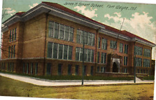 James H. Smart School Fort Wayne IN Divided Unposted Postcard 1910s picture