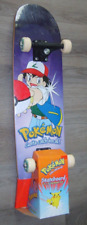 New Vintage Pokémon Ash Ketchum Skateboard 1998  Pokemon Nintendo Rare In Box picture