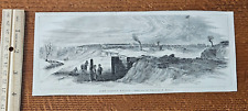 Harper's Weekly 1867 Sketch Print Fort Larned Kansas picture