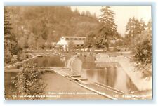 c1940's Fish Hatchery Bonneville Oregon OR RPPC Photo Postcard picture