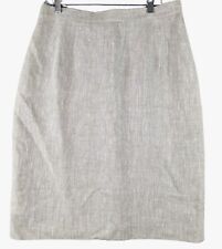 Harve Benard/Benard Holtzman Vintage Linen Women's Skirt Back Zip READ Dscrptn picture