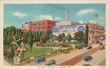 1931 Vintage Joplin Missouri Junge Baking Company Linen Advertising Postcard picture