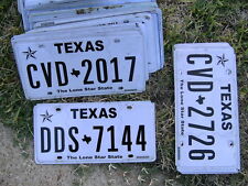 HUGE USED/EXPIRED Texas License PLATE LOT  (60) Total -- ALL MATCHING PAIRS picture