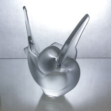 Lalique Crystal Sylvie Love Birds Entwined Doves Art Glass Figurine  picture