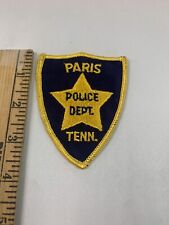 VINTAGE PARIS TENNESSEE POLICE PATCH picture