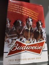 New 2013 Budweiser Holiday Sights Of The Season Stein Limited Edition New IN BOX picture
