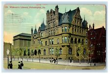 1911 Widener's Library Building Philadelphia Pennsylvania PA Antique Postcard picture
