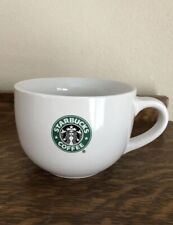 Starbucks 2007 Large White Original Siren Mermaid Logo Soup Mug picture