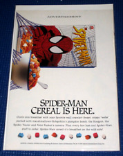 Spider-Man Cereal Original Vintage Print Ad picture