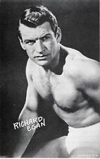 EXHIBIT CO. ARCADE ACTOR CARD 1960's RICHARD EGAN RARE, POPULAR CARD picture