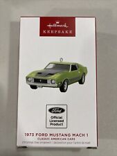2023 Hallmark 1973 Ford Mustang Mach 1 Ornament NIB picture
