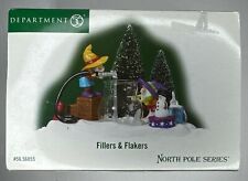 Department 56 “Fillers & Flakers” #56855 North Pole Series 2003 Village Figures picture