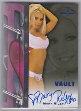 2010 BENCHWARMER * MARY RILEY * VAULT * AUTO * BLUE FOIL * #1/5 picture