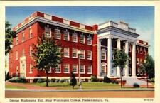 Fredericksburg, VA Virginia  MARY WASHINGTON COLLEGE  ca1940's Linen Postcard picture