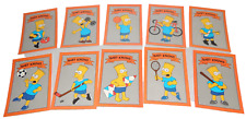 Bart Simpson Knows Sports 10 CARD SET - Fun SPOOF of Bo Jackson RARE picture