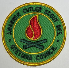 J Warren Cutler Reservation Otetiana New York  Boy Scout Patch TK0 picture