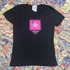 NWT WDW Disney ABC Super Soap Weekend 2003 Women’s Large T Shirt Black Pink Rare picture