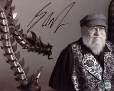 GEORGE R.R.  SIGNED 8x10 PHOTO SONG OF ICE AND FIRE GAME OF THRONES BECKETT BAS picture