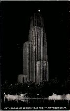 1933 PITTSBURGH PA CATHEDRAL OF LEARNING UNIV OF PITTSBURGH POSTCARD 26-117 picture