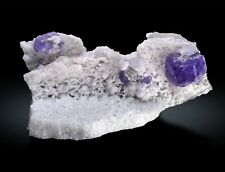 72 grams Stunning Purple Apatite with Mica Spray on Matrix from Afghanistan picture
